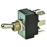 Bep Dpdt Chrome Plated Toggle Switch OnOffOn-small image