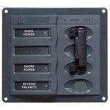 Bep Ac Circuit Breaker Panel Without Meters, 2dp Ac230v Stainless Steel-small image