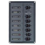 Bep Ac Circuit Breaker Panel WO Meters, 6 Way WDouble Pole Mains-small image