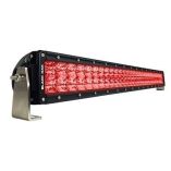 Black Oak Curved Double Row Combo Red Predator Hunting 30 Light Bar Black-small image