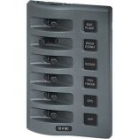 Blue Sea 4307 Weatherdeck 12v Dc Waterproof Switch Panel 6 Position-small image