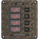 Blue Sea 4323 Circuit Breaker Switch Panel 4 Position Camo-small image