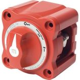 Blue Sea 6006 MSeries Mini Battery Switch Single Circuit OnOff Red-small image