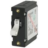 Blue Sea 7917 ASeries White Toggle Circuit Breaker Single Pole 25a-small image