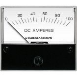 Blue Sea 8017 Dc Analog Ammeter 234 Face, 0100 Amperes Dc-small image