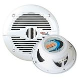 Boss Audio Mr50w 525 Round Marine Speakers Pair White-small image