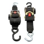 Camco Retractable Tie Down Straps 2 Width 6 Dual Hooks-small image
