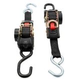 Camco Retractable Tie Down Straps 1 Width 6 Dual Hooks-small image