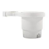 Camco ClampOn Rail Mounted Cup Holder Large For Up To 2 Rail White-small image