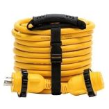 Camco 30 Amp Power Grip Marine Extension Cord 50 MLockingFLocking Adapter-small image