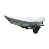 Carver PolyFlex Ii StyledToFit Boat Cover F16 Drift Boats Grey-small image