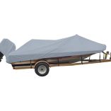 Carver SunDura StyledToFit Boat Cover F195 Wide Style Bass Boats Grey-small image
