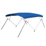 Carver 4 Bow 5481u Bimini Top With Boot Pacific Blue Acrylic-small image
