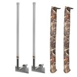 CE Smith 60 Post GuideOn WIBeam Mounting Kit Free Camo Wet Lands Post GuideOn Pads-small image