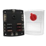 Cole Hersee 6 Ato Standard Series Fuse Block WGround Bus-small image