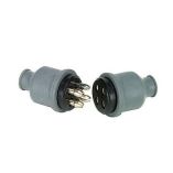 Cole Hersee 4 Pole Plug Socket Connector WRubber Cap-small image