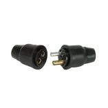 Cole Hersee 2 Pole Plug Socket Connector WRubber Cap-small image