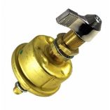 Cole Hersee Single Pole Brass Battery Switch WFaceplate 175 Amp Continuous 800 Amp Intermittent-small image