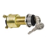 Cole Hersee 3 Position Brass Ignition Switch WRubber Boot-small image