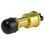Cole Hersee Heavy Duty Push Button Switch WRubber Cap Spst OffOn 2 Screw 35a-small image