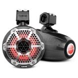 Ds18 X Series Hydro 65 2Way Wakeboard Pod Tower Speakers W15 Compression Driver Rgb Lights 450w Black-small image