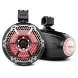 Ds18 X Series Hydro 8 Wakeboard Pod Tower Speaker WRgb Led Light 425w Black Carbon Fiber-small image