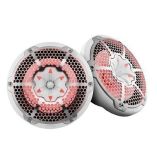 Ds18 Hydro 10 2Way Speakers WBullet Tweeter Integrated Rgb Led Lights White-small image