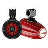 Ds18 X Series Hydro 65 Wakeboard Pod Tower Speakers WRgb Led Light 300w Red-small image