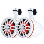Ds18 X Series Hydro 65 Wakeboard Pod Tower Speaker WRgb Led Light 300w White-small image