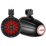 Ds18 X Series Hydro 8 Wakeboard Pod Tower Speaker WRgb Led Light 375w Matte Black-small image