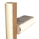 Dock Edge Piling Bumper One End Capped 6 Beige-small image