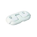 Dock Edge Flip Up Dock Cleat 6" White - Docking & Anchoring Cleat-small image