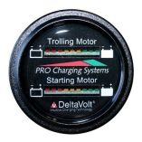 Dual Pro Battery Fuel Gauge Marine Dual Read Battery Monitor 12v24v System 15 Battery Cable-small image