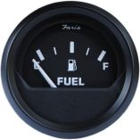 Faria 2 Fuel Level Gauge Metric Euro Black-small image