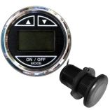 Faria 2 Depth Sounder WThruHull Transducer Chesapeake Black Stainless Steel Bezel-small image