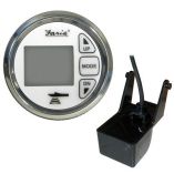 Faria 2 Dual Depth Sounder WAir Water Temp Transom Mount Transducer Chesapeake Ss White-small image