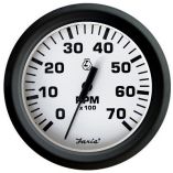 Faria Euro White 4 Tachometer 7,000 Rpm Gass All Outboards-small image