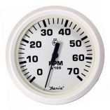 Faria Dress White 4 Tachometer 7,000 Rpm Gas All Outboards-small image
