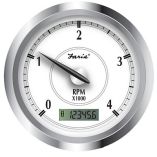 Faria Newport Ss 4 Tachometer WHourmeter FDiesel WMagnetic PickUp 4000 Rpm-small image