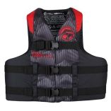 Full Throttle Adult Nylon Life Jacket SM RedBlack-small image