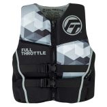 Full Throttle MenS RapidDry FlexBack Life Jacket Xl BlackGrey-small image