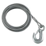Fulton 316 X 25 Galvanized Winch Cable 4,200 Lbs Breaking Strength-small image