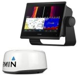 Garmin Gpsmap 943xsv Combo GpsFishfinder Preloaded UsCanadaBahamas Bluechart G3 LakevUuml G3 WGmr 18 Hd-small image