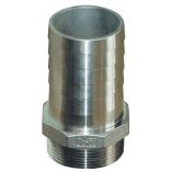 Groco 1 Npt X 1 Id Stainless Steel Pipe To Hose Straight Fitting-small image