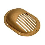 Groco Bronze Clam Shell Style Hull Strainer WMount Ring FUp To 1 Thru Hull-small image
