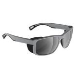 H2optix Reef Sunglasses Matt Grey, Grey Silver Flash Mirror Lens Cat3 Antisalt Coating WFloatable Cord-small image