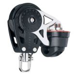 Harken 40mm Carbo Single Ratchet Block WSwivel Becket Cam Cleat-small image