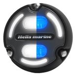Hella Marine Apelo A2 Blue White Underwater Light 3000 Lumens Black Housing Charcoal Lens WEdge Light-small image