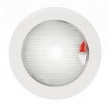 Hella Marine Euroled 150 Recessed Surface Mount Touch Lamp RedWhite Led White Plastic Rim-small image