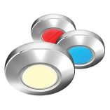 I2systems Profile P1120 TriLight Surface Light Red, Warm White Blue Brushed Nickel Finish-small image